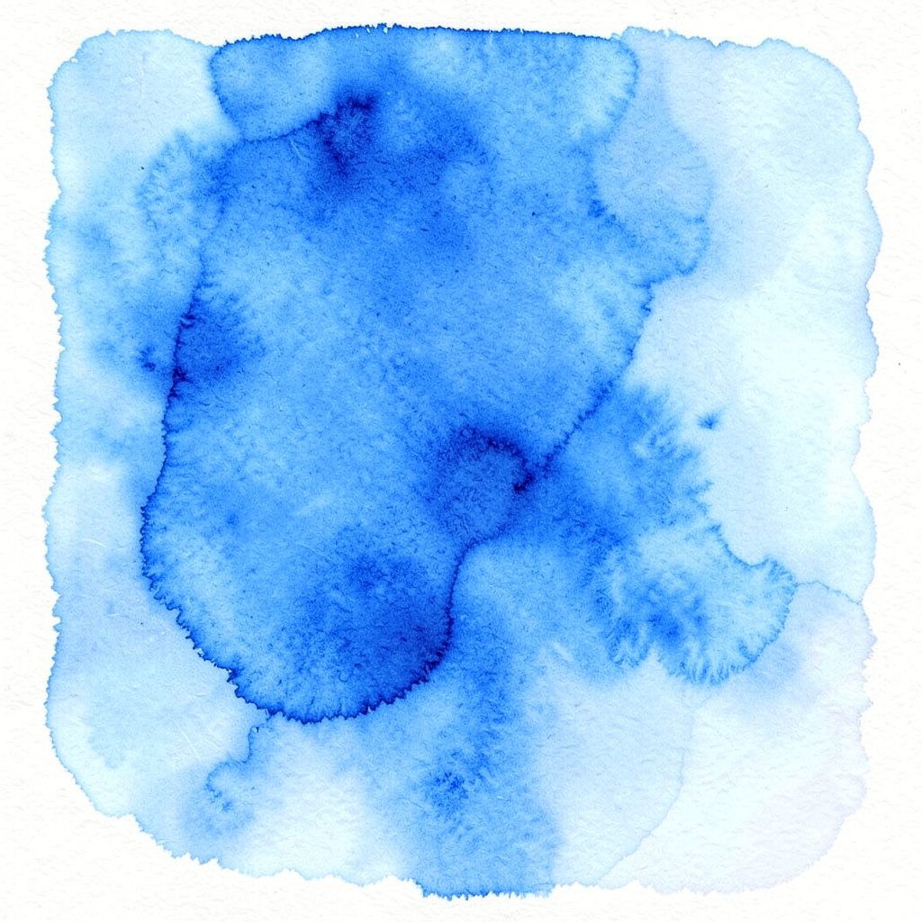 Soft watercolour wash in muted blues and warm ochres, suggesting a contemplative reading atmosphere with gentle book-like forms